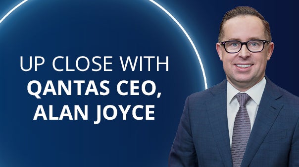 up close with Qantas CEO, Alan Joyce