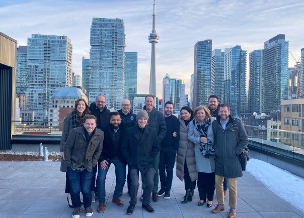 team meeting in Toronto