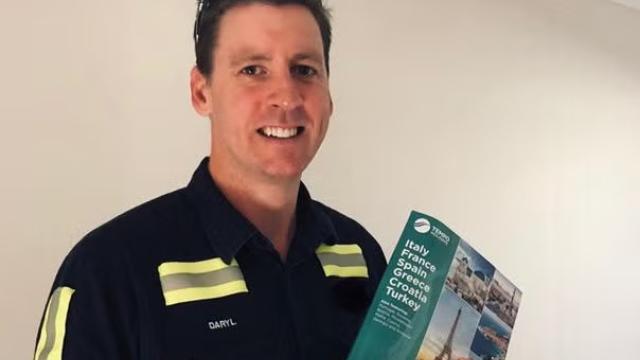 Project Manager Daryl Kidcaff become a Virgin Australia Velocity Frequent Flyer points ‘millionaire’.