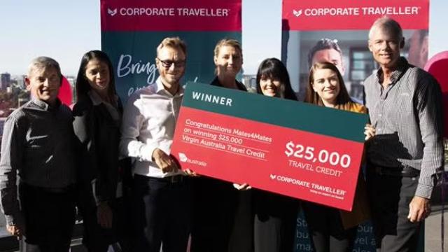 Mates4Mates’ team representing how Injured veterans are to benefit from Mates4Mates’ $25k win