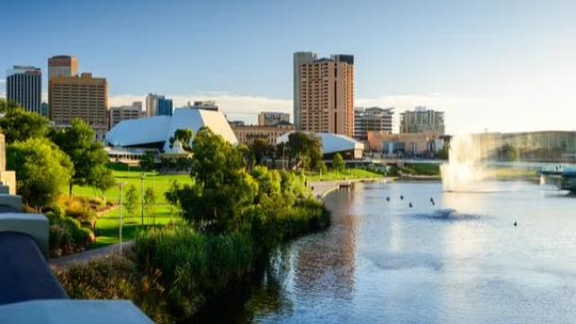 View of the water, showcasing tourist attractions in the Adelaide travel destination guide. 