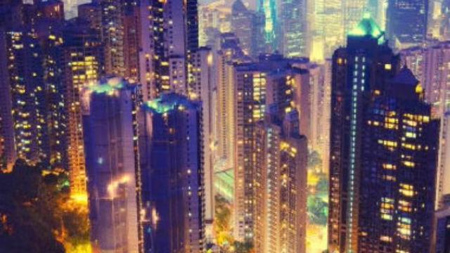 Aerial view of Hong Kong, showcasing tourist attractions in the Hong Kong destination travel guide. 