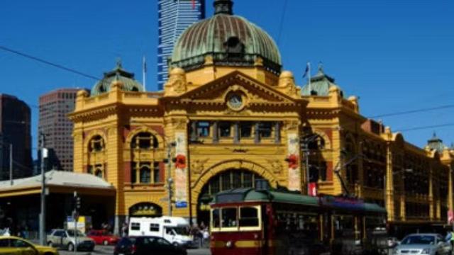 Downtown buildings in Melbourne, showcasing tourist attractions in the Melbourne travel destination guide. 