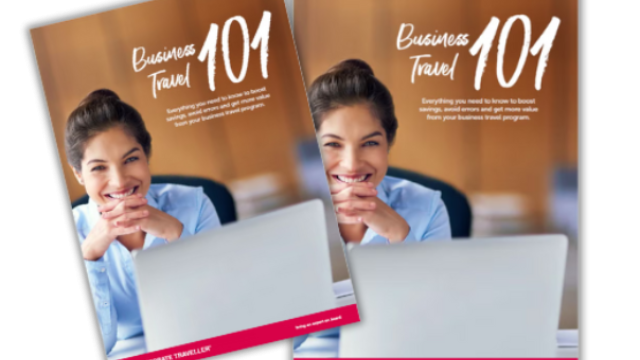 Business Travel 101 ebook cover. 