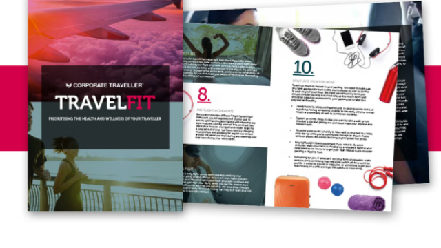 Cover of the TravelFit guide with Healthwise which is full of travel tips and information