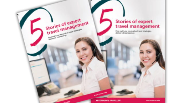 Travel management stories ebook cover. 