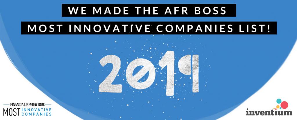 AFR Most Innovative Companies Award 