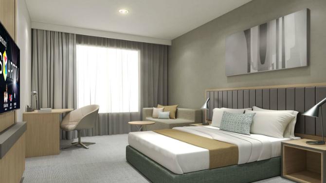Interior hotel room image of Choice Hotel's The Ingot - An Ascend Collection Member