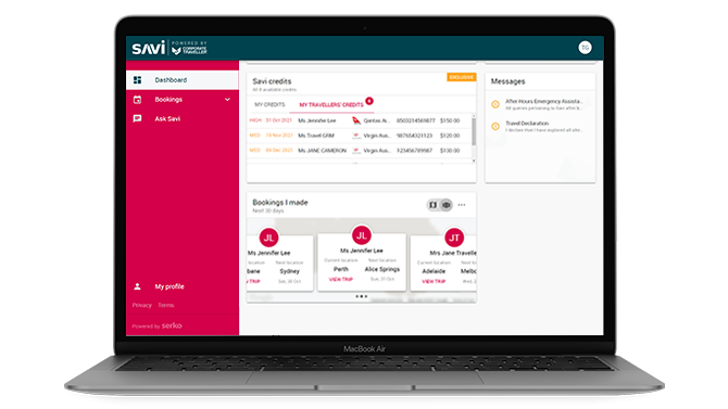 Savi corporate travel technology