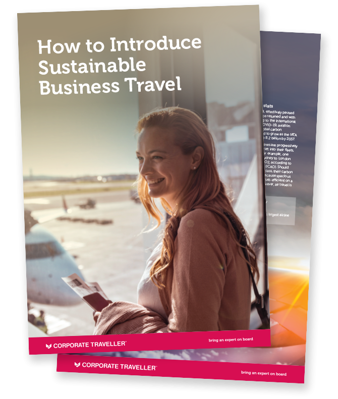 How to introduce sustainable business travel.