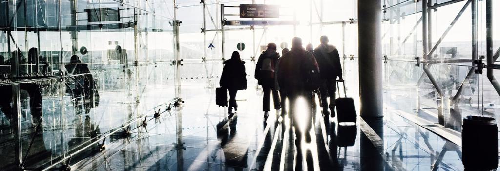 people in airport