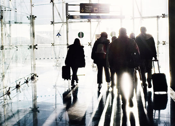 people in airport