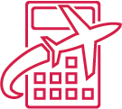 corporate travel savings icon