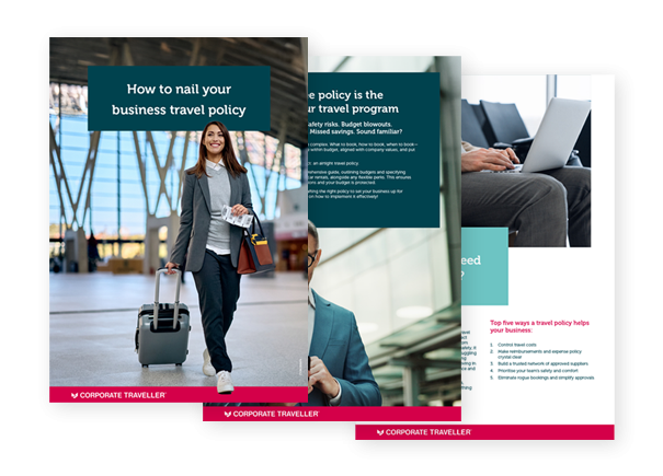 download business travel policy