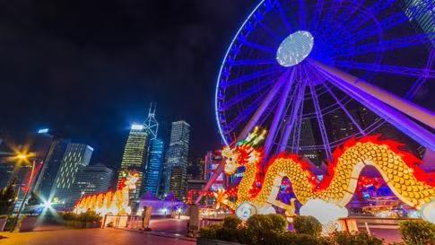Night market in Hong Kong, showcasing tourist attractions in the Hong Kong destination travel guide.