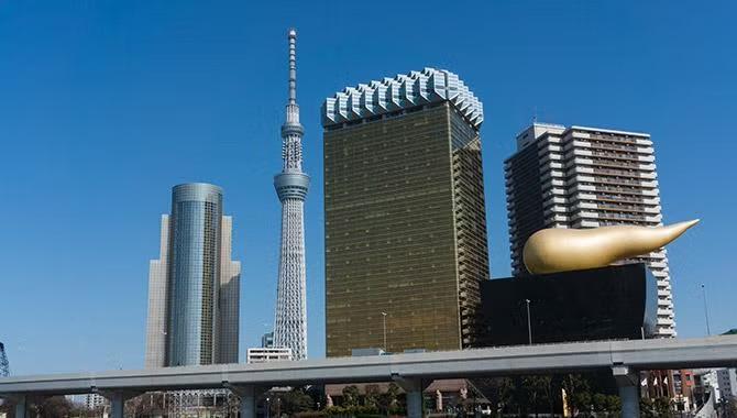 The Tokyo skyline demonstrated in the Tokyo destination travel guide.