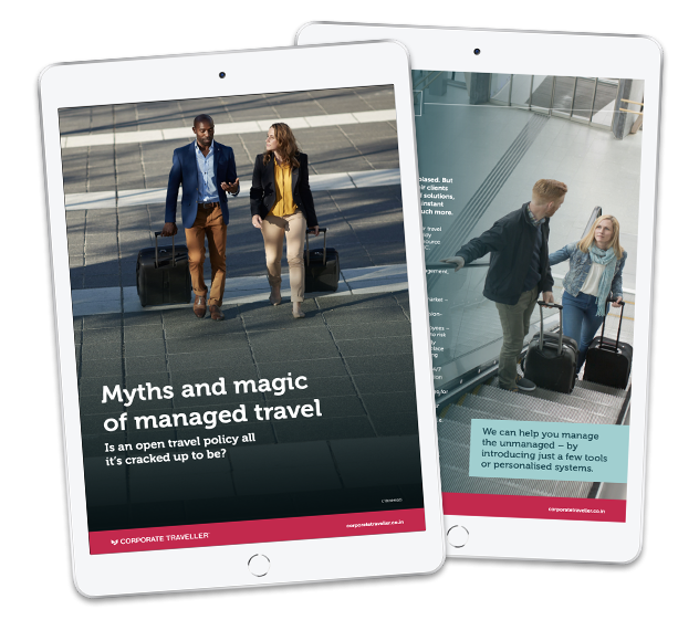 Myths + Magic of Managed Business Travel guide