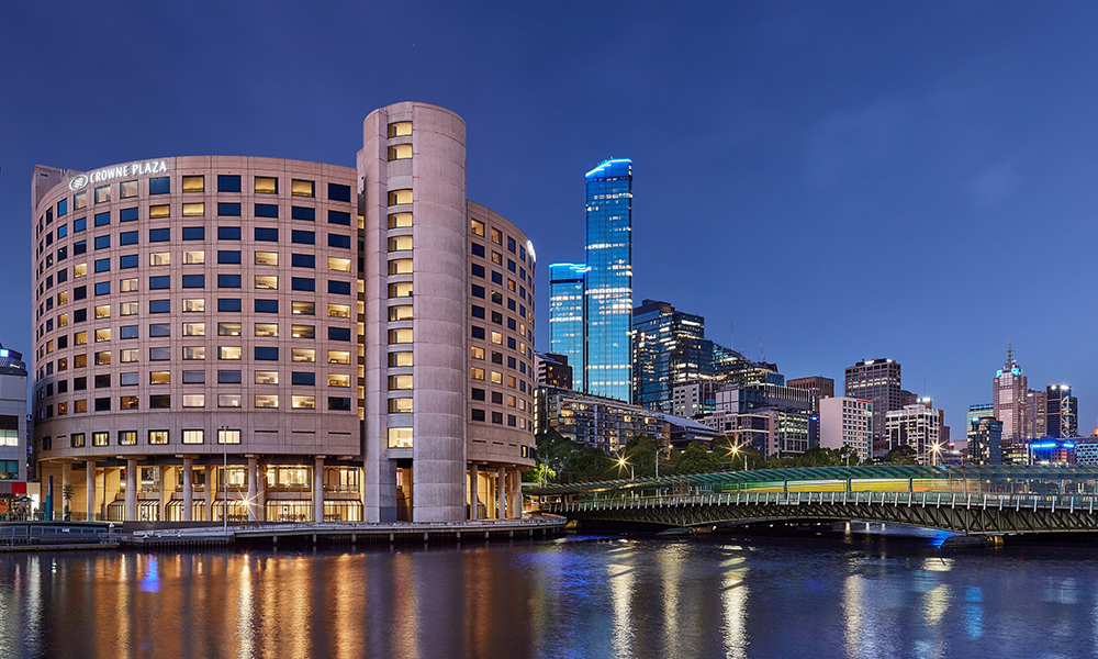 Crowne Plaza Melbourne representing IHG Hotels Australia’s newest upgrades for business travel, featuring smarter design, better benefits, and more rewarding stays.