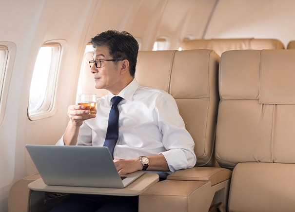business first class corporate travel
